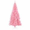 vidaXL Kerstboom met 300 LED met standaard Roze 180 cm PVC