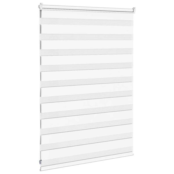 vidaXL Zebra Blind 95x100 cm stofbreedte 90,9 cm polyester wit