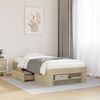 vidaXL Bedframe zonder matras hout sonoma eikenkleurig 75x190 cm