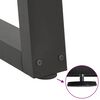 vidaXL Salontafelpoten 2 st V-vormig 60x(42-43,3) cm staal antraciet