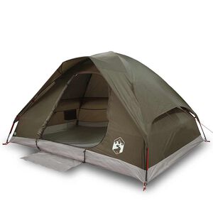 vidaXL Koepeltent 2-persoons waterdicht bruin