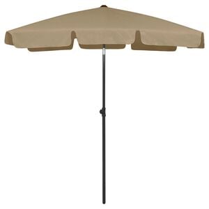 vidaXL Strandparasol 180x120 cm taupe