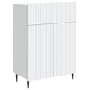 vidaXL Dressoir Wit 66 x 34,5 x 92 cm Bewerkt hout