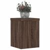 vidaXL Plantenstandaards 2 st 15x15x20 cm bewerkt hout bruin eiken