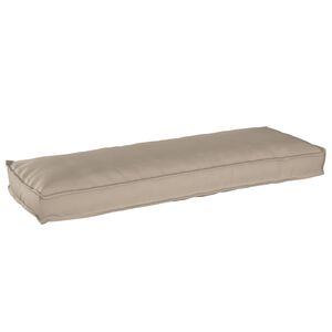 vidaXL Kussen Taupe 120 x 40 x 8 cm Oxford Stof