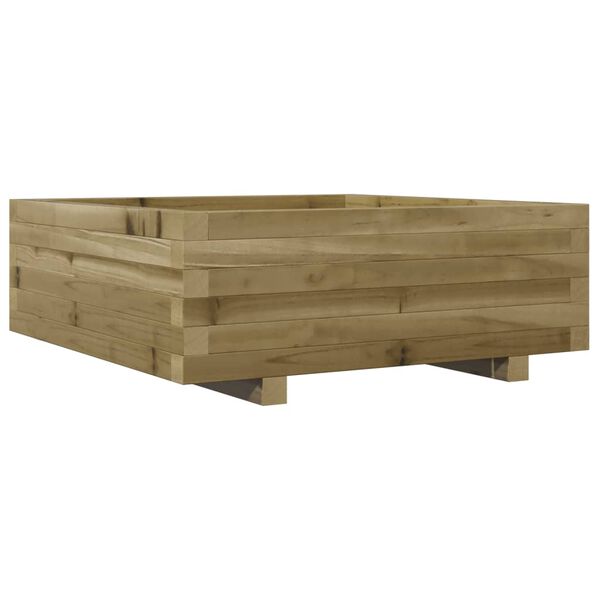 vidaXL Plantenbak 70x70x26,5 cm ge&iuml;mpregneerd grenenhout