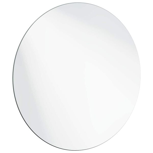 vidaXL Wandspiegel Rond &Oslash; 40 cm gehard glas