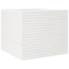 vidaXL Plantenbak 80x80x68,5 cm massief grenenhout wit