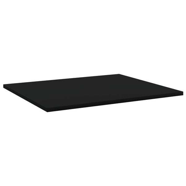 vidaXL Wandschappen 8 st 60x50x1,5 cm spaanplaat zwart