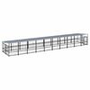 vidaXL Hondenkennel met dak 18,77 m&sup2; staal
