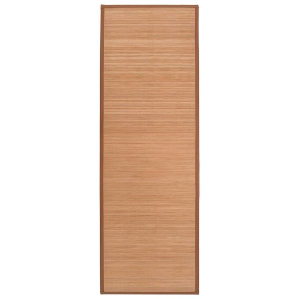 vidaXL Yogamat 60x180 cm bamboe bruin