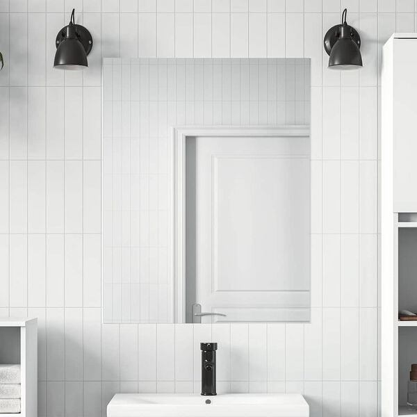 vidaXL Zelfklevende Spiegel Film 90 x 150 cm 2 pcs Zilver PET