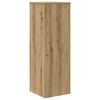 vidaXL Plantenstandaard 33x33x100 cm bewerkt hout artisanaal eiken