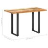 vidaXL Eettafel 120x60x76 cm massief gerecycled hout