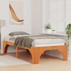 vidaXL Bedframe Bruin 75 x 190 cm Massief grenenhout