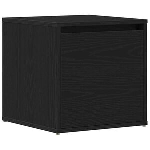 vidaXL Ladekast Zwart Eiken 40,5 x 40 x 40 cm Bewerkt hout