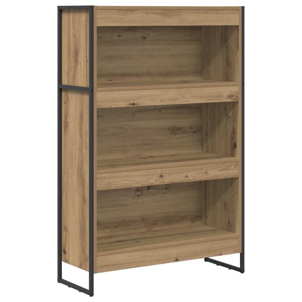 vidaXL Boekenkast Ambachtelijk eiken 80 x 30 x 155 cm Bewerkt hout