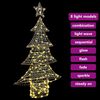 vidaXL Kerstboom met 160 LED Warmwit 150 cm PET