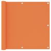 vidaXL Balkonscherm 90x300 cm oxford stof oranje