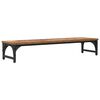 vidaXL Monitor Stand Oud Hout 85 x 23 x 15,5 cm Bewerkt hout