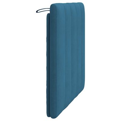 vidaXL Hoofdbordkussen 80 cm fluweel blauw