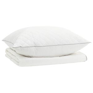 vidaXL 90% ganzen dons dekbedset FULDA 2 st 140 x 200 cm Zomer 100 GSM