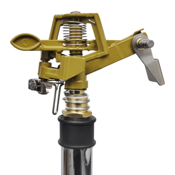 vidaXL Tuinwatersproeier impuls verzinkt met statief