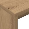 vidaXL Bureau Artisan Eiken 109 x 50 x 78 cm Bewerkt hout