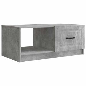 vidaXL Salontafel Betongrijs 90 x 50 x 37 cm Bewerkt hout