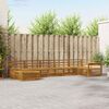 vidaXL Sofa-Sets 7 pcs Naturel Massief Acaciahout