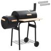 vidaXL Buiten Grill 103 x 60 x 113 cm Staal Zwart