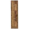 vidaXL Apothekerskast 30x41x118 cm bewerkt hout oud houtkleurig