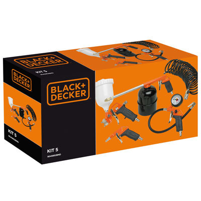 BLACK+DECKER 5-delige Luchtaccessoireset 0,5 L
