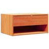 vidaXL Nachtkastje Wasbruin 50 x 32,5 x 24 cm Massief grenenhout