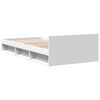 vidaXL Bedframe met lade bewerkt hout wit 100x200 cm