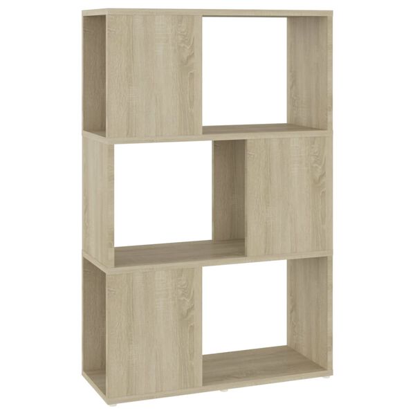 vidaXL Boekenkast/kamerscherm 60x24x94 cm bewerkt hout sonoma eiken