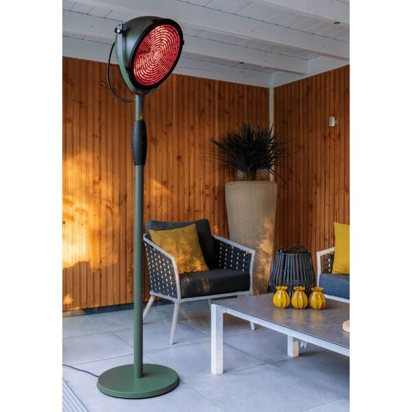 Sunred Heater Indus Ultra Jade Smart staand 2100 W ros&eacute;goud groen