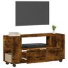 vidaXL Tv-meubel 102x34,5x43 cm bewerkt hout gerookt eikenkleurig