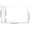 vidaXL Tuinscherm uittrekbaar 170x300 cm rood