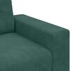 vidaXL Loveseat Sofa Donkergroen 180x77x82 cm Fluweel