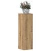 vidaXL Plantenstandaards 2 st 25x25x80 cm hout artisanaal eikenkleurig