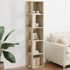 vidaXL Hoekkast 33x33x164,5 cm bewerkt hout sonoma eikenkleurig