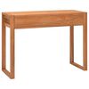 vidaXL Bureau met 2 lades 100x40x75 cm teakhout