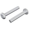 vidaXL Slotschroef Effen 2 pcs Zilver M6 x 35 mm Staal