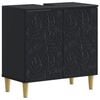vidaXL Badkamer wastafelkast DELFT Zwart 59,5 x 31,5 x 59 cm