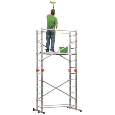 Hailo Steiger en ladder 1-2-3 500 Combi 324 cm aluminium 9459-501