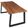 vidaXL Eettafel 170x90x75 cm massief acaciahout