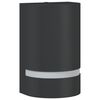 vidaXL Buitenwandlamp gegoten aluminium zwart