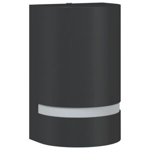 vidaXL Buitenwandlamp gegoten aluminium zwart