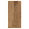 vidaXL Wandschappen kubus 4st 30x15x30cm bewerkt hout artisanaal eiken